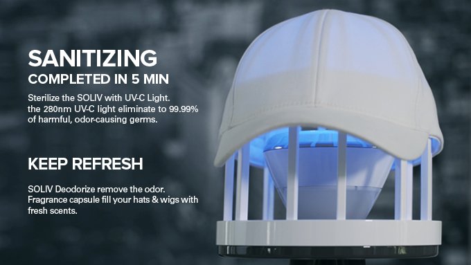 EllieManae's tweet photo. SOLIV uses UVC lights and deodorizing capsules to eliminate germs and unpleasant smells from in just 5 minutes https://t.co/pHtOawnLB9