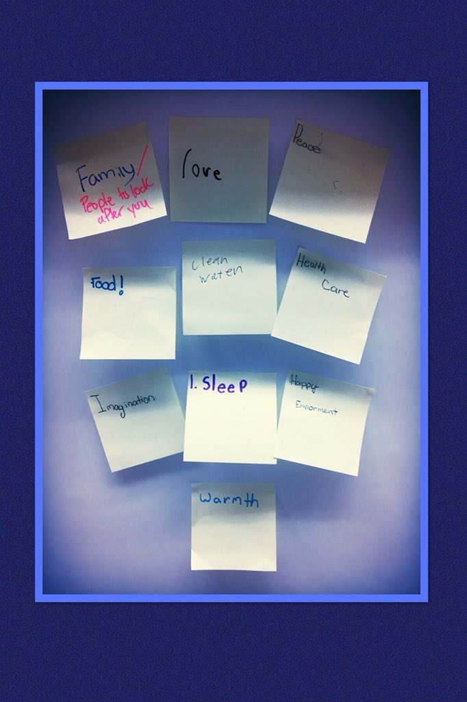 #GoBlue <a href="/GuthriePublic/">Guthrie PS</a> on <a href="/UN/">United Nations</a> #ChildrensDay2018 as we share our top 10 needs for children to grow up happy and healthy #SCDSB