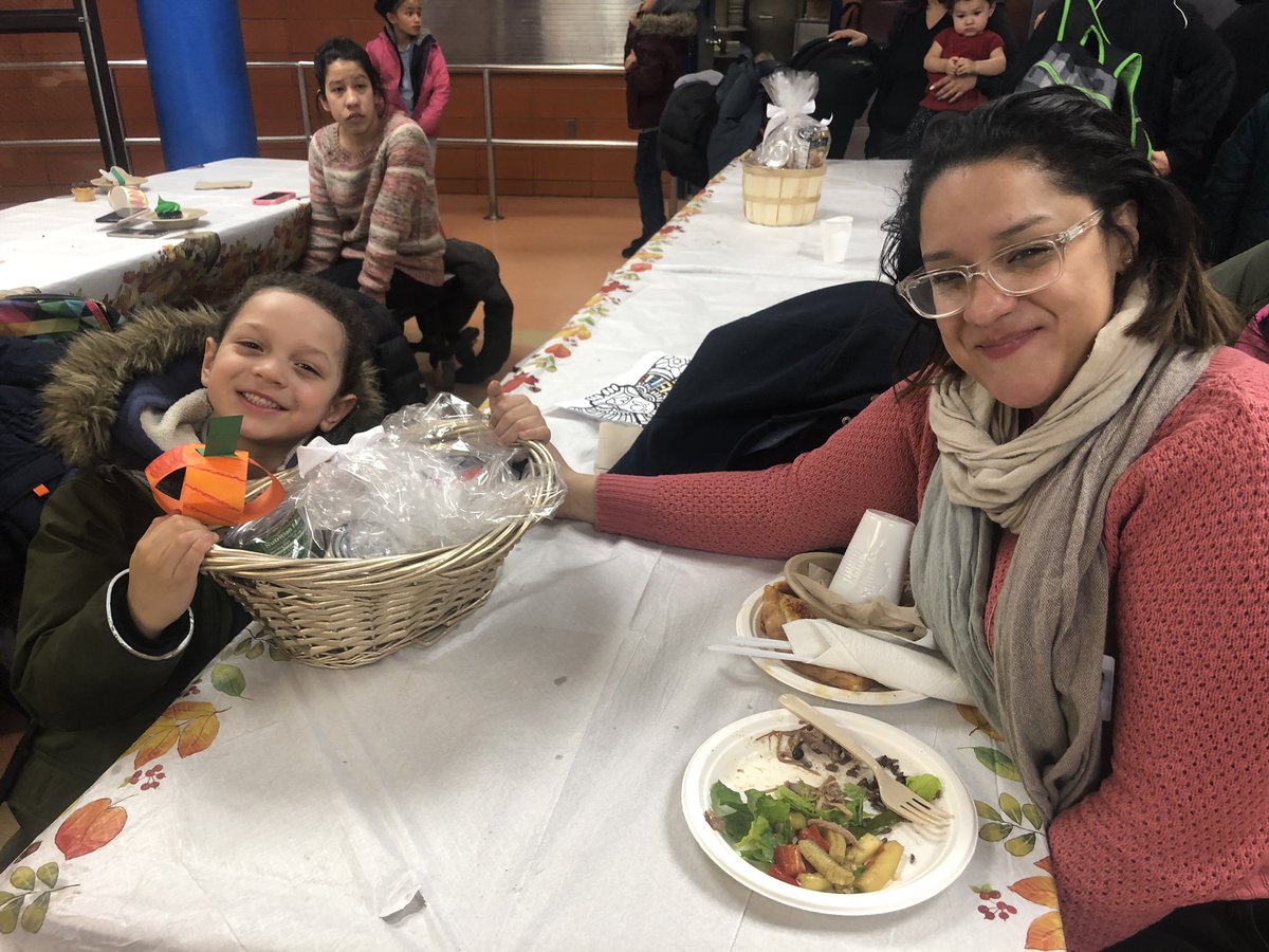PS142M's tweet photo. Congrats to all of the families who won our Harvest Feast baskets tonight! Thank you @RBC for your generous donations for the baskets filled with canned goods and other amazing goodies! #ps142m #nycschools #whycfk #harvestfeast #thanksgiving https://t.co/lauhtgSrDm