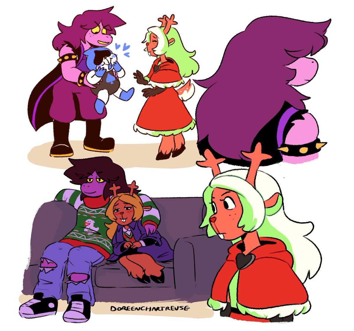 doreenchartroos's tweet photo. i want..... noelle to be a party member.... #DELTARUNE #deltarunefanart https://t.co/T9W52zWLXd