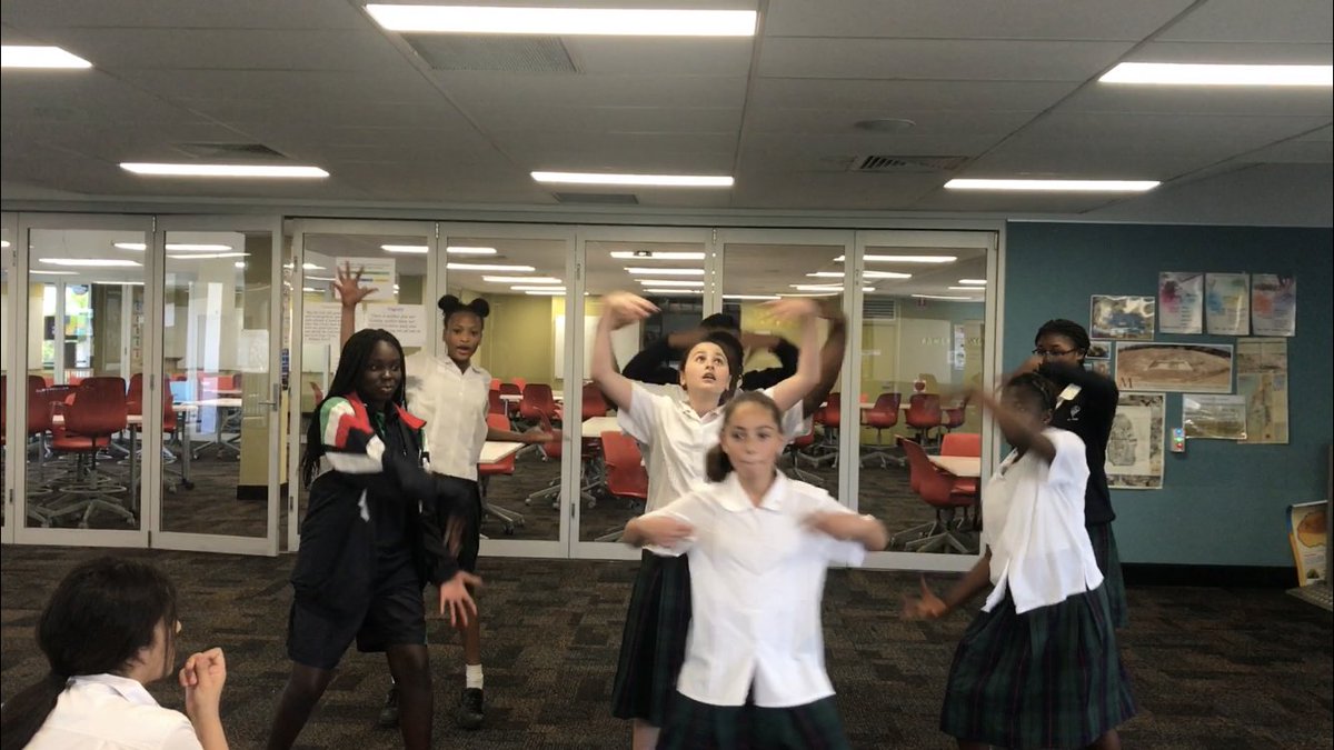 Delany Dance Group working hard on a new hip-hop dance led by a Year 8 student choreographer. #dancingatdelany
