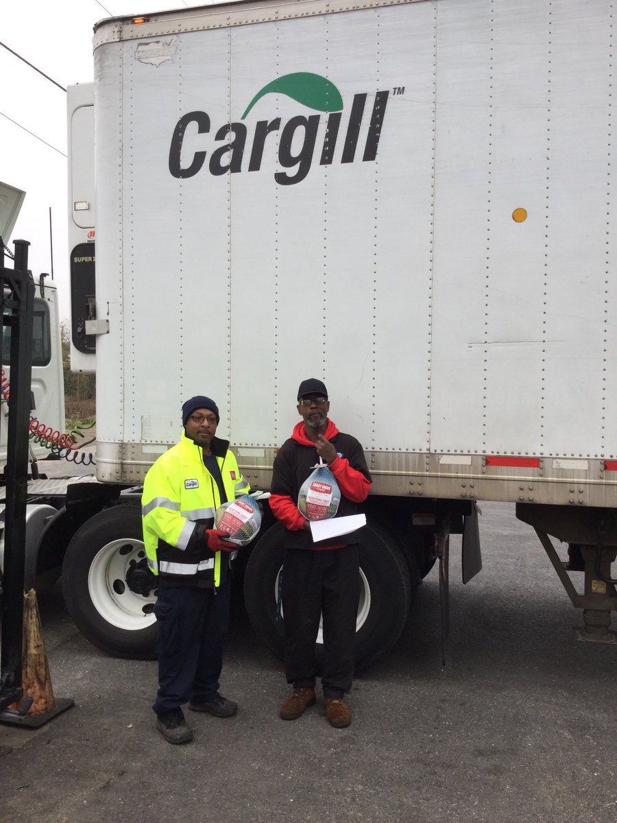 Thanks to our friends at <a href="/Cargill/">Cargill</a> for their generous donation of 68 turkeys yesterday. They will be served on Thanksgiving Day and shared with the community!
