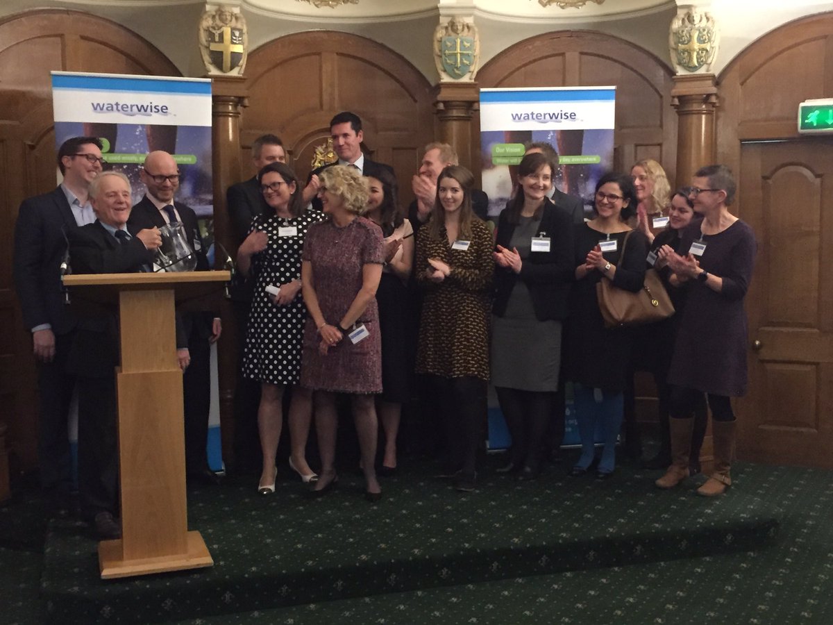 CIWEMpolicy's tweet photo. Massive congratulations to @Waterwise on winning the Chris Binnie Award for Sustainable Water Management. Fabulous achievement. https://t.co/HVk68MqpqE