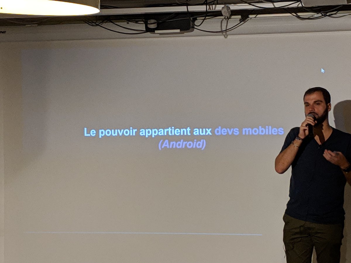 ParisAndroidUG's tweet photo. Une chose à savoir sur GraphQL : Au sein d'une seule requête vous pouvez récupérez des données complétement différentes.
@dailymotionEng par exemple sont passés de 50 calls à 2... Ça calme 😐
Merci @tsunammis 👍
#MeetupPAUG
#AndroidDev
#GraphQL https://t.co/GMQPtmcE2K