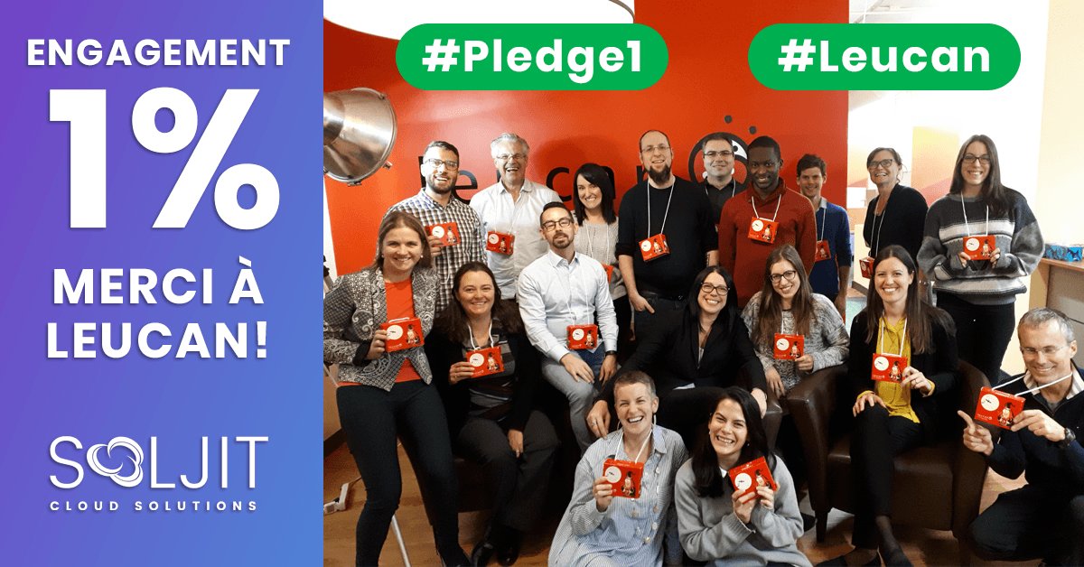 Soljit's tweet photo. Bel après-midi de bénévolat avec Leucan. Votre organisation fait partie de l’engagement 1% - 1% - 1%? Si toutes les entreprises donnent 1% de leurs produits, temps et ressources, ça fait une différence. #SOLJIT #Leucan https://t.co/48vqw8l09k #Plegde1 https://t.co/MriZLBxin9 https://t.co/jPV0OPG400