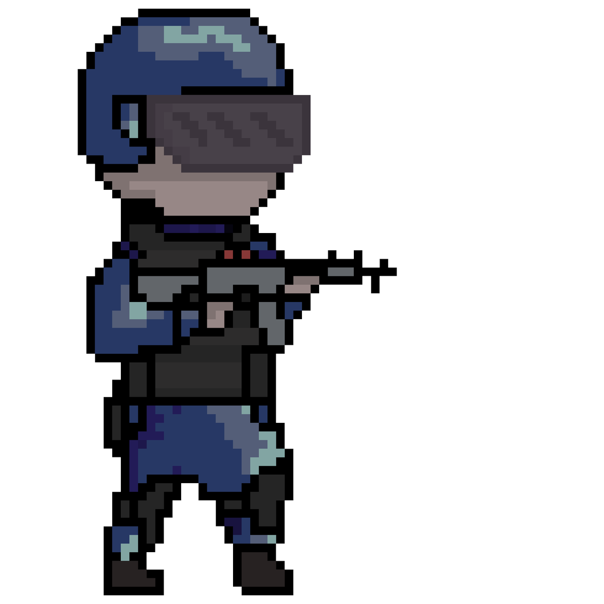 ShadowGameStud1's tweet photo. Two characters for our current project! #unity3d #2d #IndieGameDev #gameart #pixelart https://t.co/6JcdKCR4yv