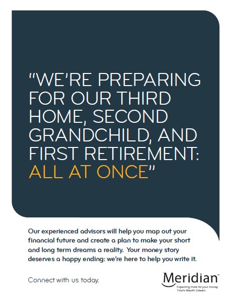 MeridianMarkham's tweet photo. Our goal is to help you take ownership of your financial truth, increase your confidence in your financial future and elevate your wealth esteem. https://t.co/s1KH5RBquM