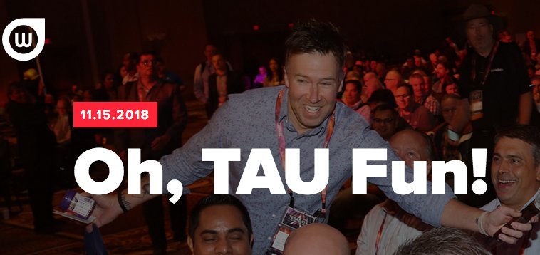 WilsonAdvAgency's tweet photo. What happens when you bring together the most brilliant minds in the @Teradata universe at a next-generation #dataanalytics conference? Well, lots of insights about the future and technology for starters. And also this when @davidmccreary is around. https://t.co/rihIgF8uSa https://t.co/hh8QzJn17Q