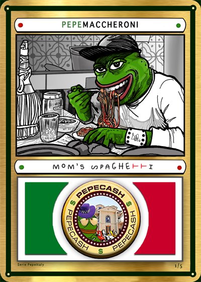 ciobooo's tweet photo. The first Italian artwork in #blockchain, published on the #btc layer, counterparty #xcp designed by https://t.co/Jb3r2OFCrQ #rare piece of the crazy project #rarepepewallet in 101 copies existent, #cryptoart #rareink
#pepecash #bitcoin https://t.co/EPRFbBrI3h