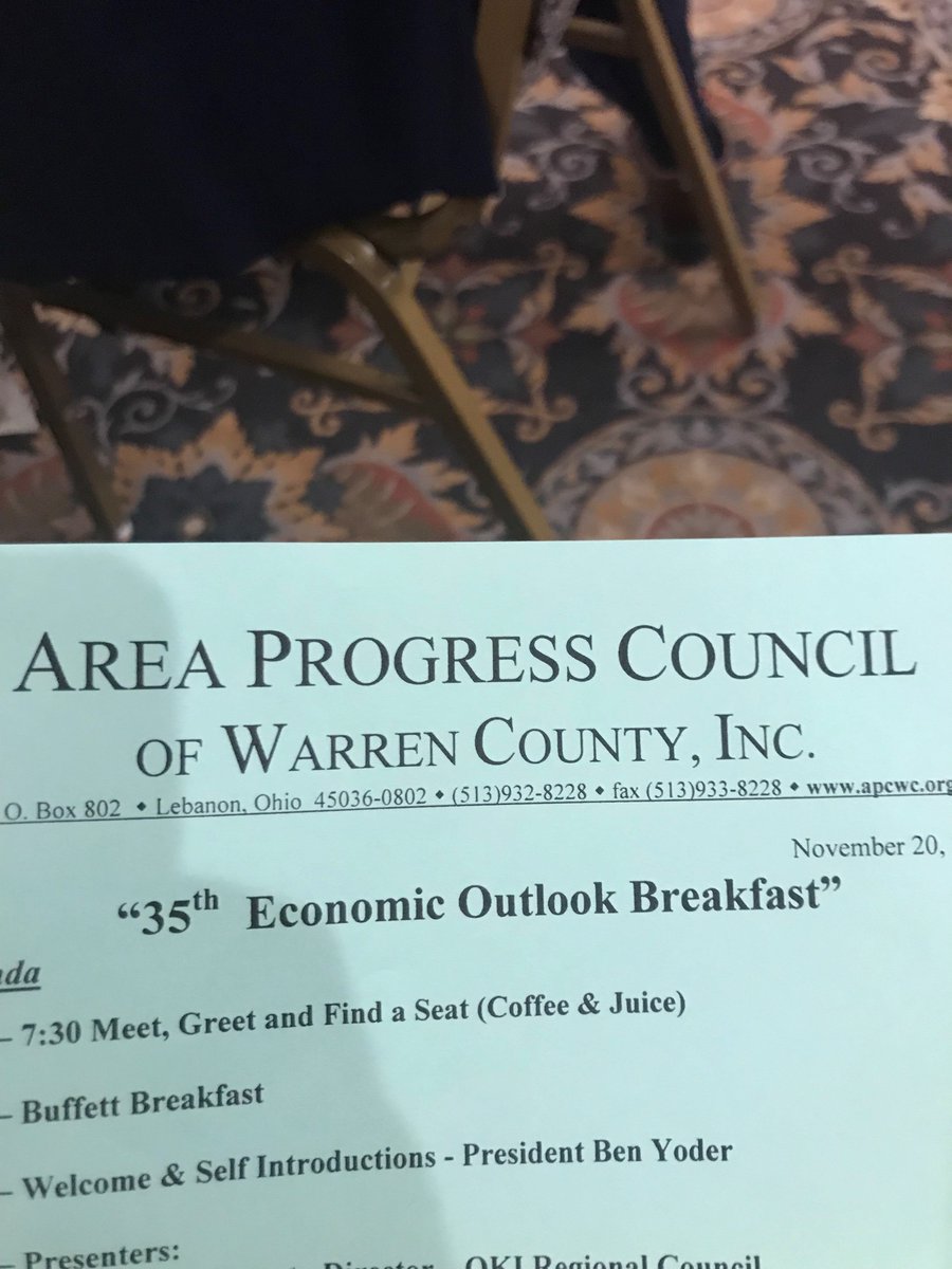 MSPdesign's tweet photo. We're pleased to support the Area Progress Council of Warren County, Inc. as a platinum sponsor and at their Annual Economic Outlook Breakfast this morning at the Manor House.  #warrencountyannualeconomicoutlookbreakfast https://t.co/yMWcwVTRqK