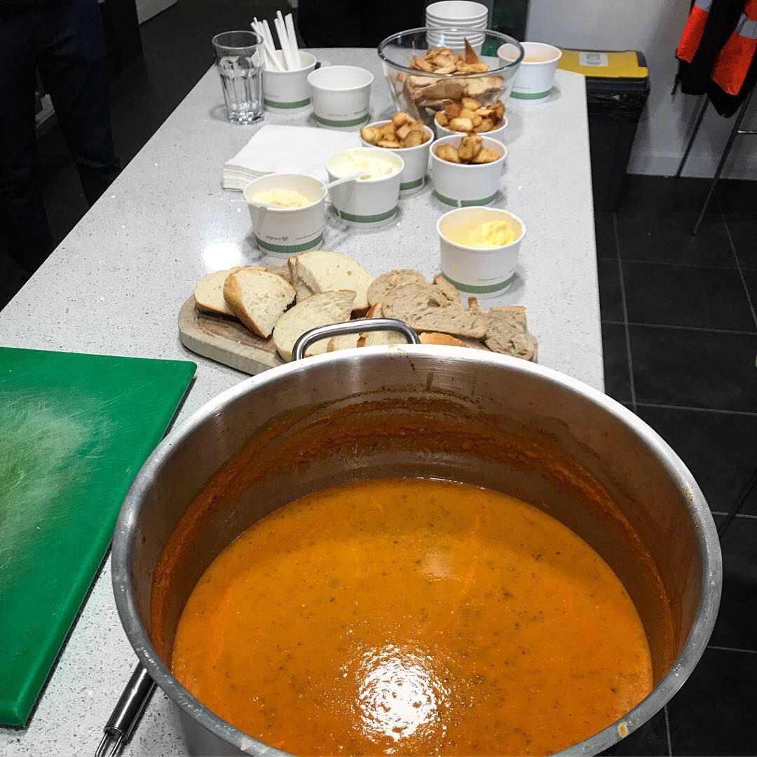 DreamBigPerform's tweet photo. Another great session @creedfs for our weekly dose of mindfulness, followed by a re-energising lunchtime walk &amp; wrapped up with a delicious warming Mediterranean soup made by development chef @RobOwencreed
#creedactive #worklife #healthylifestyle #businesshealth #getoutside https://t.co/EOvTFOdWYQ