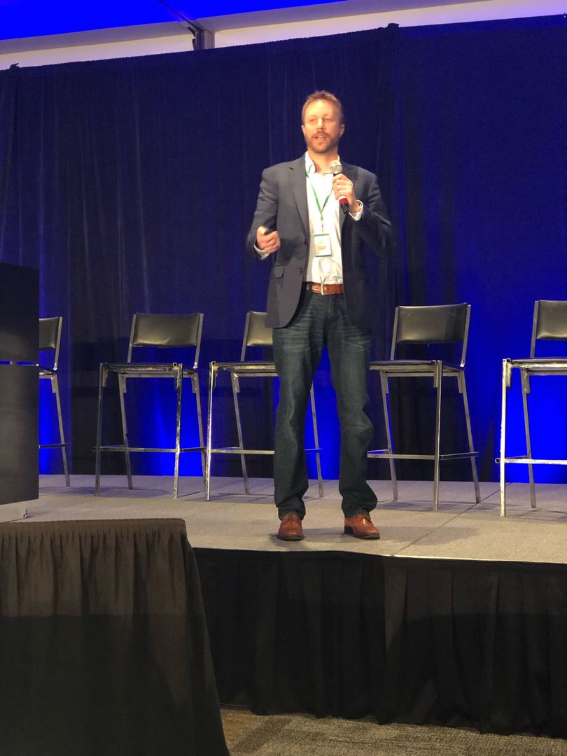 ClimateLLC_ag's tweet photo. At last week's #AG40 event Climate Corporation CTO @markyoung_ag discussed SeedAdvisor and how #digitalfarming and predictive analytics are worth the investment in a challenging #ag environment https://t.co/chOuIREzqd