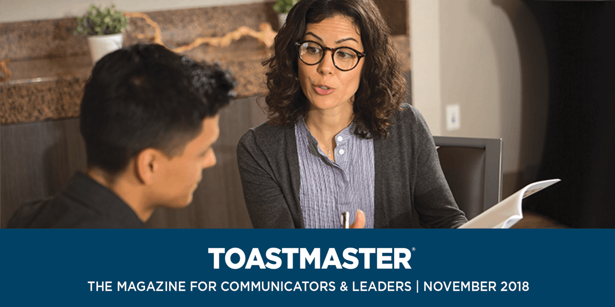 Toastmasters's tweet image. What specific things do you do every day to show others they are important to you? As a Toastmaster and leader, are you bringing people up? Learn four ways you can inspire others in this month’s article.
bit.ly/TI_Positivity
#Toastmasters #MakeADifference #Positivity
