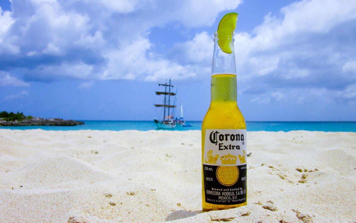It's #cold out there, but not in #beer Corona USA #imagine #extra #pirates #whatweredrinking