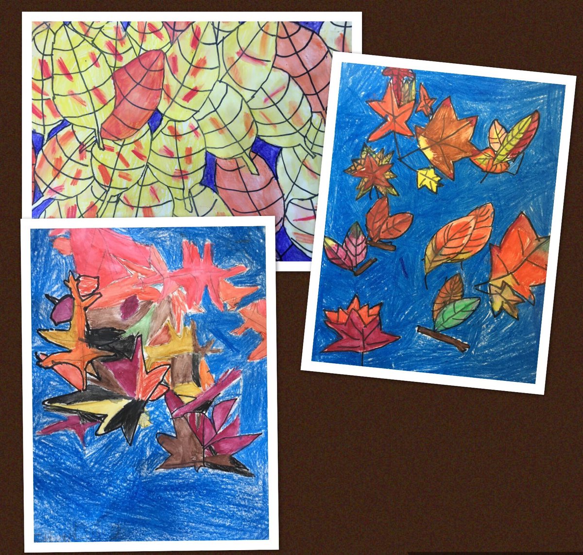matilda_mato's tweet photo. 2nd grade takes the time to appreciate art of the season. #2ndgradeartists #EBArtsed #elementaryart #watercolorpencils #autumnleaves #warnsdorfer https://t.co/Ud1SyZX5e9