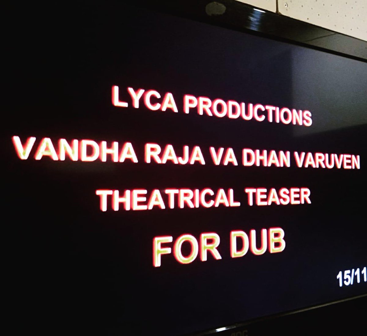 Str_Maruthu's tweet photo. #VRVTrailerComingSoon
#VandhaRajavadhanVaruven
#VRVTeaserOnTheWay
#Simbu #SundarC
@hiphoptamizha @LycaProductions @khushsundar
How many of u waiting for @hiphoptamizha Anna bgm?🔥🔥🔥 https://t.co/6WpnfYCGSr