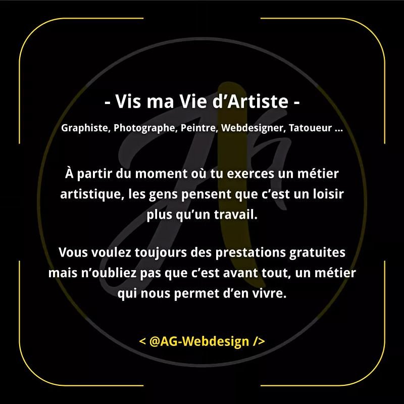 Antho_WebDesign's tweet image. We are not free! Okay? #artiste #graphiste #WebDesigner #peintre #tatoueur #photographe #wearenotfree #touchepasàmonjob #savemyjob