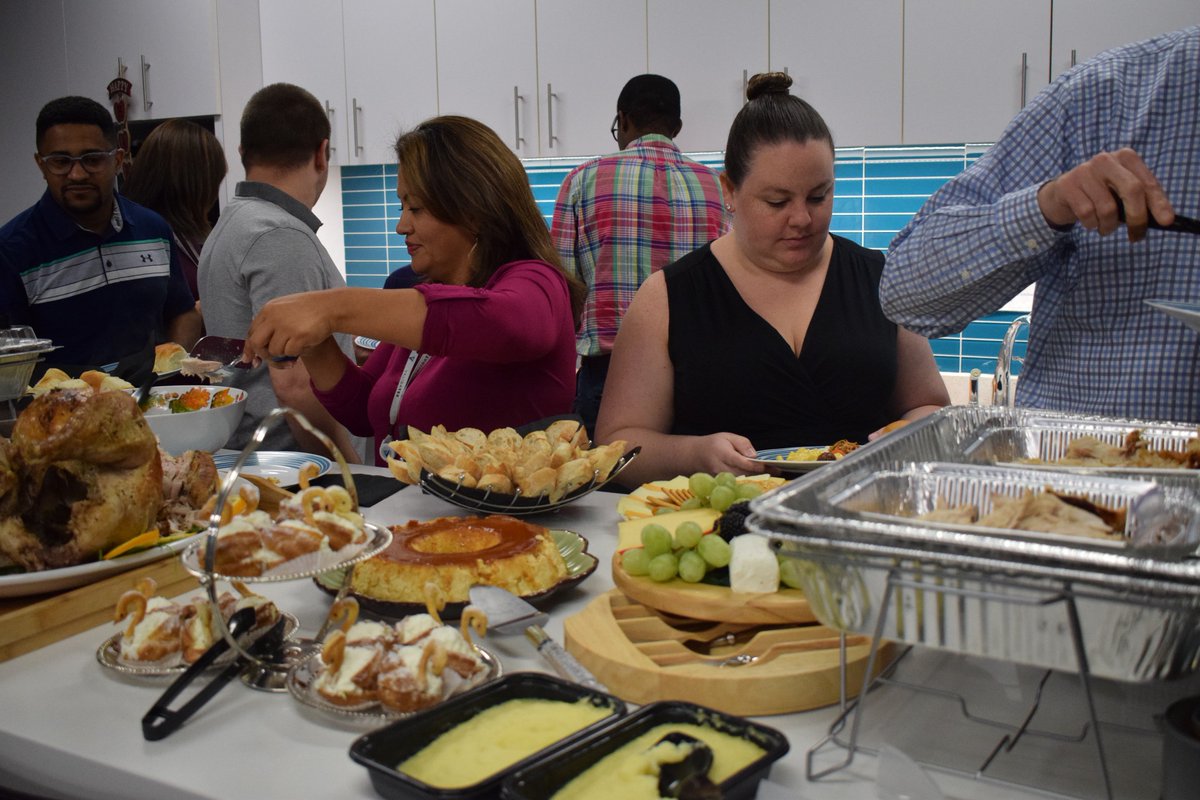 ValidaTek's tweet photo. Our HQ Thanksgiving Potluck was held today, November 20th, at our Tysons, VA office! #Thanksgiving #Potluck #HQ #Tysons #ValidaTek #ITCompany #HQOffice #McLean #Thanksgivingpotluck #Employees #Food #BestEmployees #Shareadishtryadish #Goodfood #FoodComa #Officepotluck #Virginia https://t.co/aA2Iukqp19