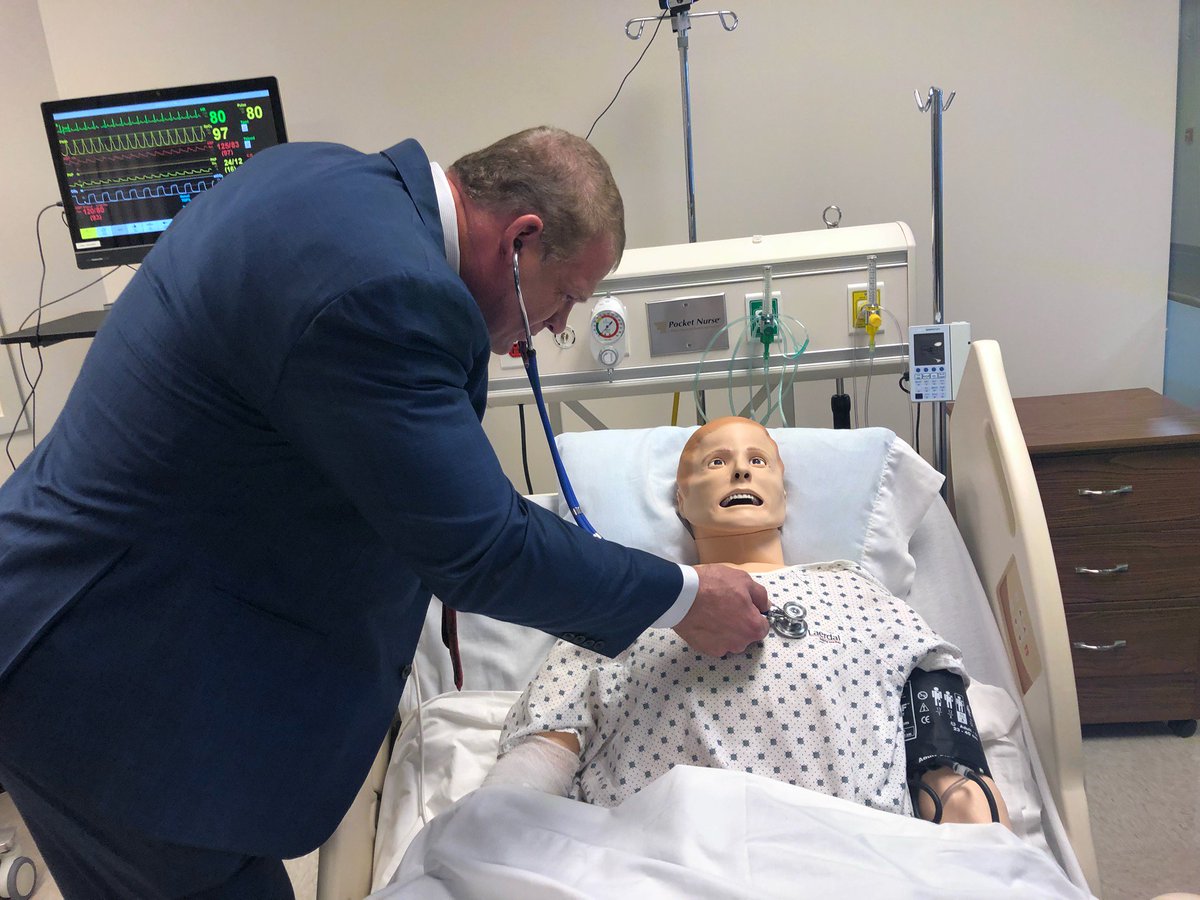 The doctor is in. Well, for <a href="/ps/">Pellissippi State</a>'s Sim Man, anyway.