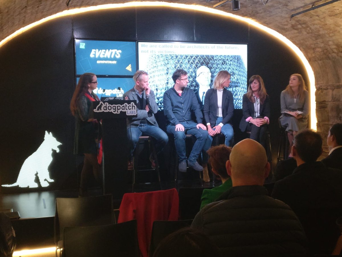 karlitaraque's tweet image. The panel discussion has started with @LearningTechLab ! We are called to be architects of the future, not its victims.
