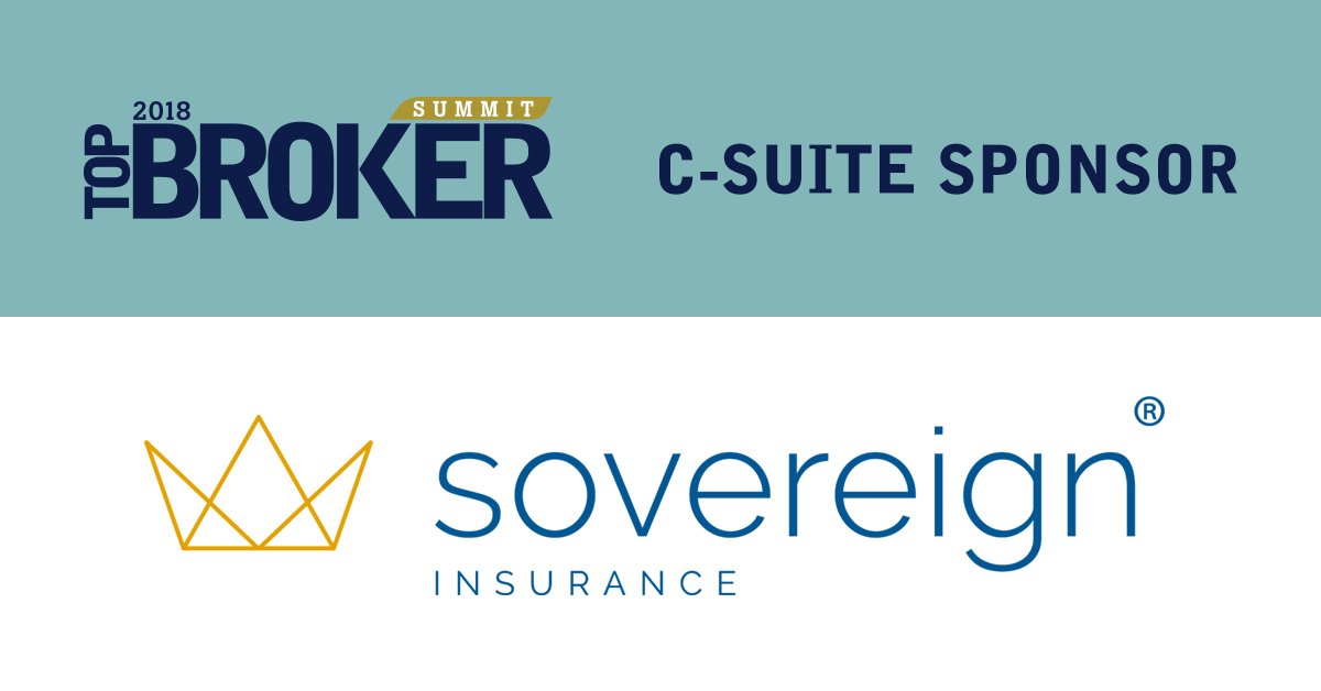 One of 4 C-Suite Sponsors for this year's #TopBrokerSummit is The Sovereign General Insurance Company. Sovereign empowers Canadian businesses to succeed by developing and distributing risk solutions they trust and value. Join us on Monday by registering at buff.ly/2JxamDU