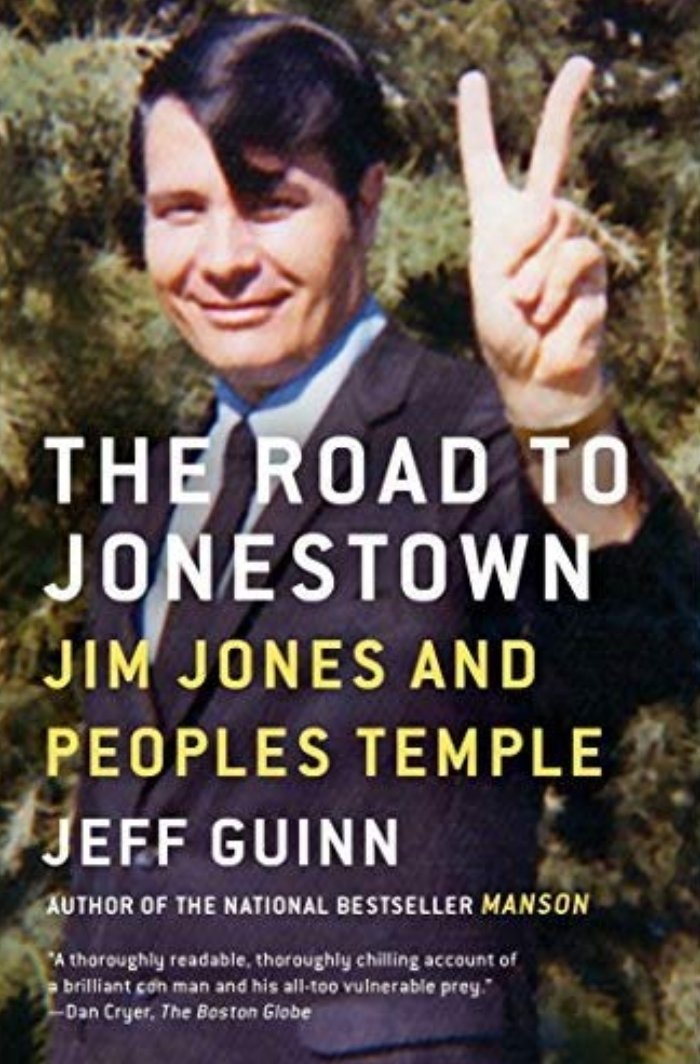 Cant get enough of <a href="/SundanceTV/">SundanceTV</a> #jonestown ? Grab a copy of the New York Times #bestselling author Jeff Guinn's comprehensive, authoritative, and tragic story of preacher #JimJones, from which the #docuseries was adapted. #theroadtojonestown