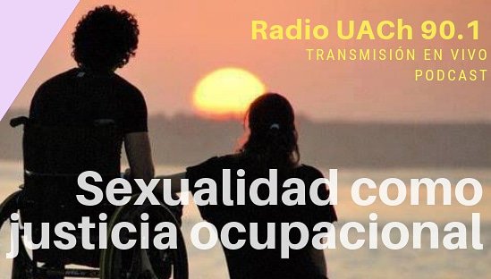 Querida Comunidad,
Este jueves a las 18:00 hrs. En #MicrófonosCalientes hablaremos de la #Sexualidad como Justicia Ocupacional. 
¿Cómo vive la sexualidad una persona con diferencias físicas, intelectuales o psíquicas? 18hrs. En #RadioUACh #ValdiviaCl