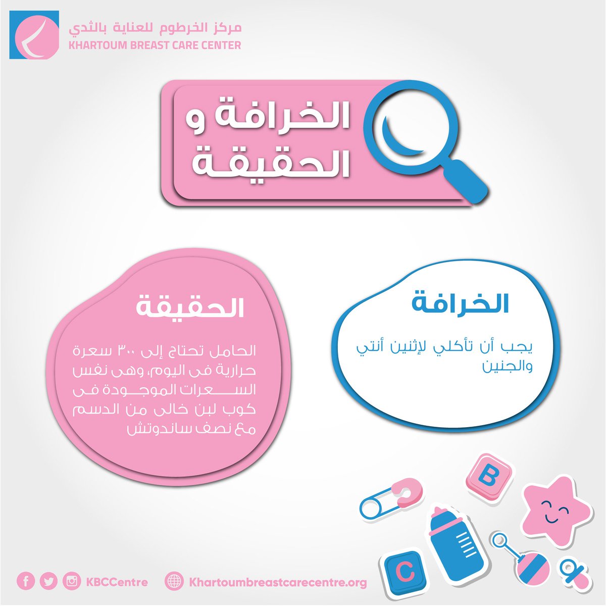 KBCCentre's tweet photo. حقيقة وخرافة عن الحمل ✔️❌
#صحة_الحامل
#أفحصي
#kbcc
#Breastcancer
#Pregnancy
#TuesdayThoughts https://t.co/VSR375WgPo