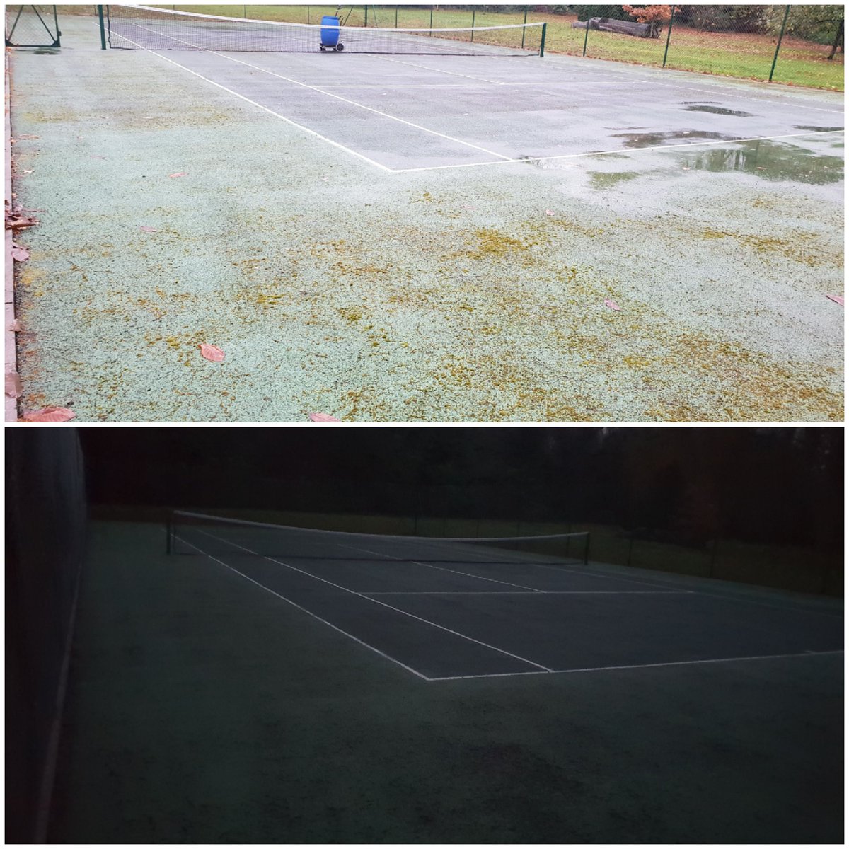 acepowerclean's tweet image. That time of the year again when the before and after cleaning photos do not work quite so well.