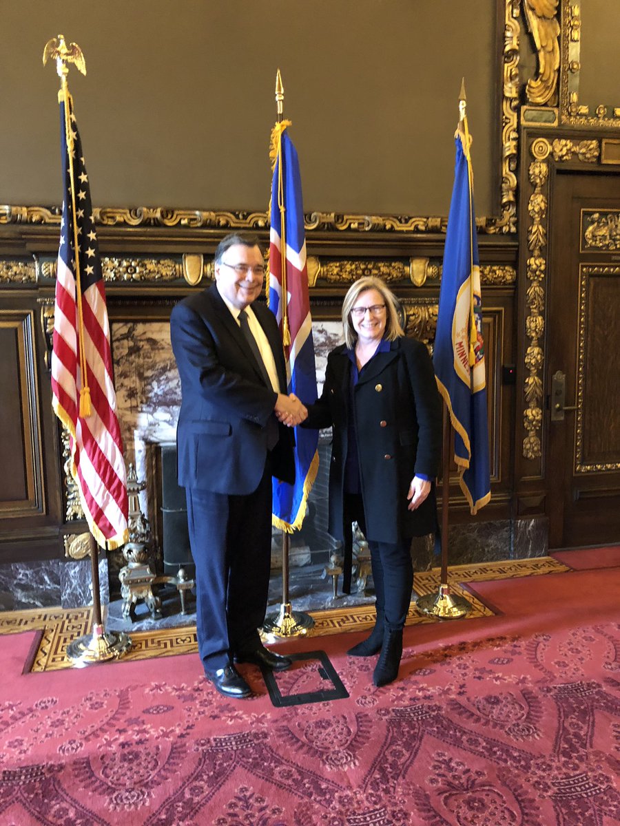 Geir H. Haarde (@ghaarde) on Twitter photo Great visit to Minneapolis/St. Paul. Here with Lt.Gov. Michelle Fischbach <a href="/michellefischb/">Michelle Fischbach</a> at State Capitol in #StPaul - Wonderful #Nordic ties. Great visit to Minneapolis/St. Paul. Here with Lt.Gov. Michelle Fischbach <a href="/michellefischb/">Michelle Fischbach</a> at State Capitol in #StPaul - Wonderful #Nordic ties.