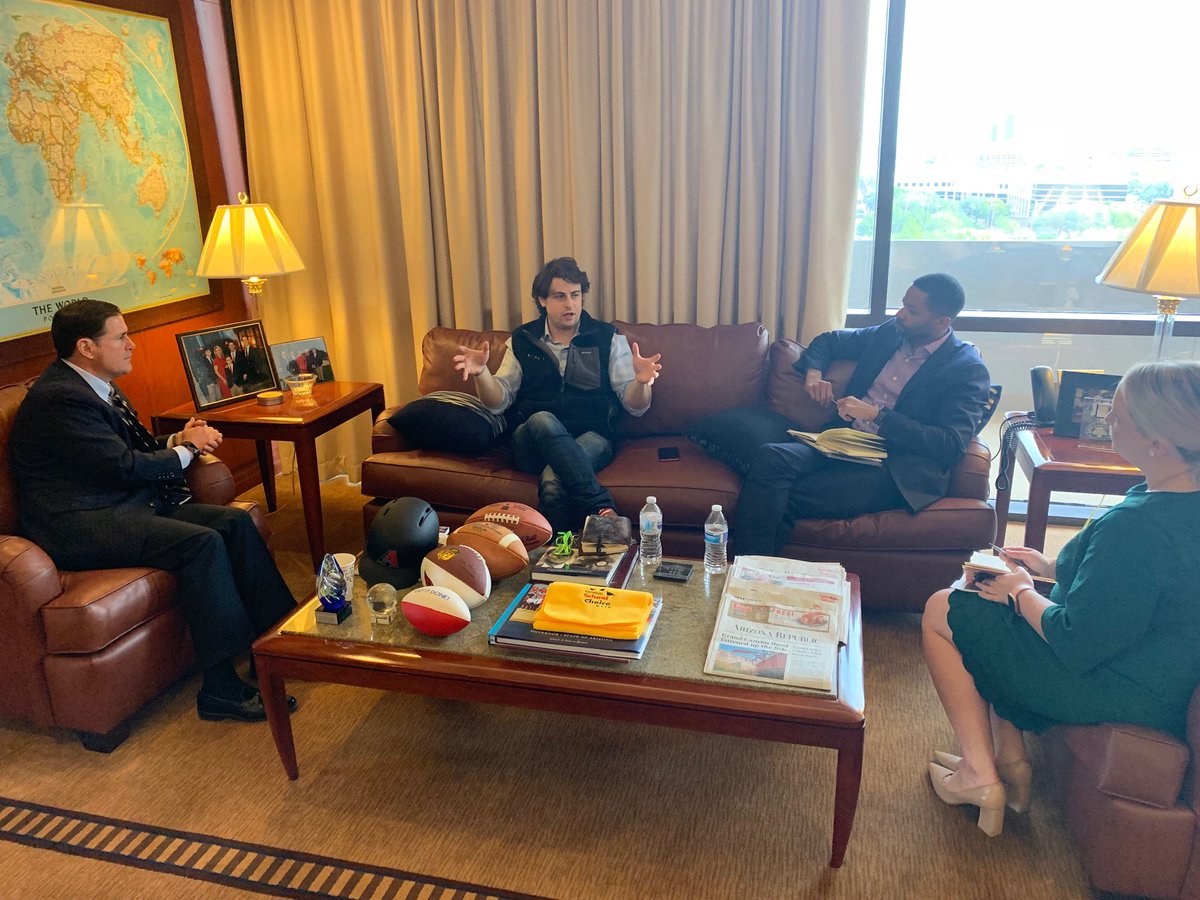 Doug Ducey (@dougducey) on Twitter photo Enjoyed catching up with CEO of <a href="/rally_health/">Rally Health</a> <a href="/grantverstandig/">Grant Verstandig</a> and discussing ways we can make #Arizona’s health insurance programs more effective. Enjoyed catching up with CEO of <a href="/rally_health/">Rally Health</a> <a href="/grantverstandig/">Grant Verstandig</a> and discussing ways we can make #Arizona’s health insurance programs more effective.