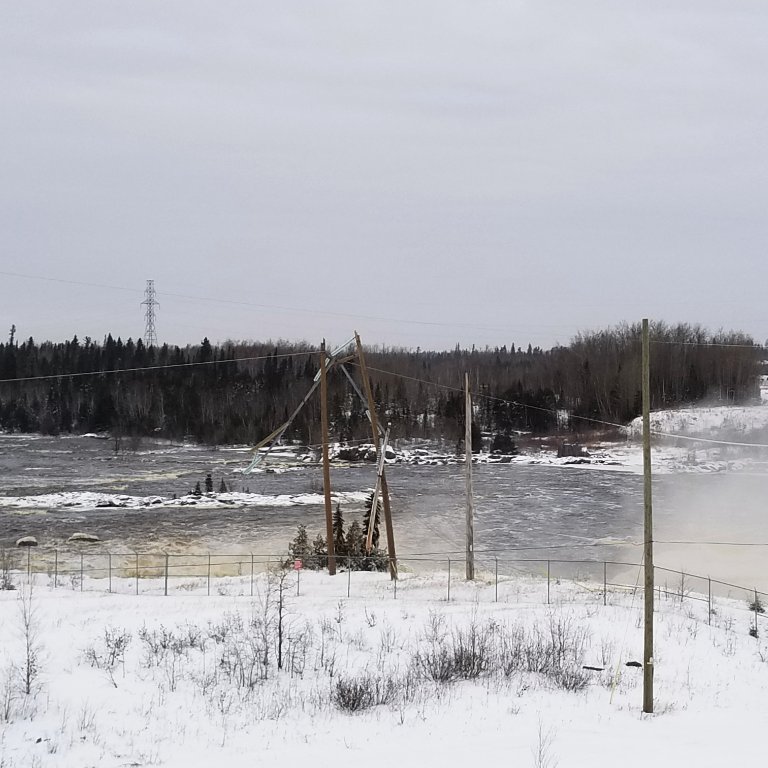 Hydro One On Twitter What S Wrong With This Snowy Scene Last Week A Wooden Tower Came Down And Caused A Power Outage For Hydro One Customers In Parts Of Northernont As Well