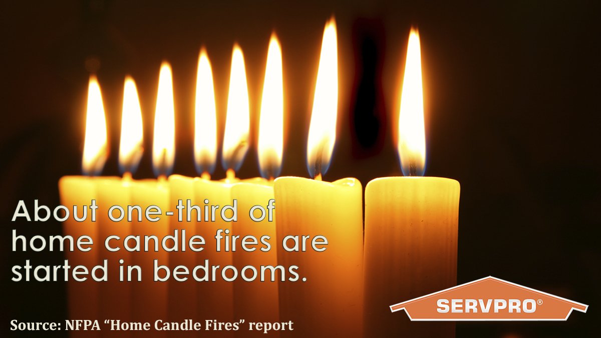 Be sure to extinguish all candles before falling asleep.