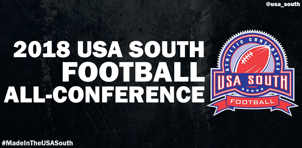 #USASouth 2018 Football All-Conference Awards: usasouth.net/x/36d3q #MadeInTheUSASouth #d3fb