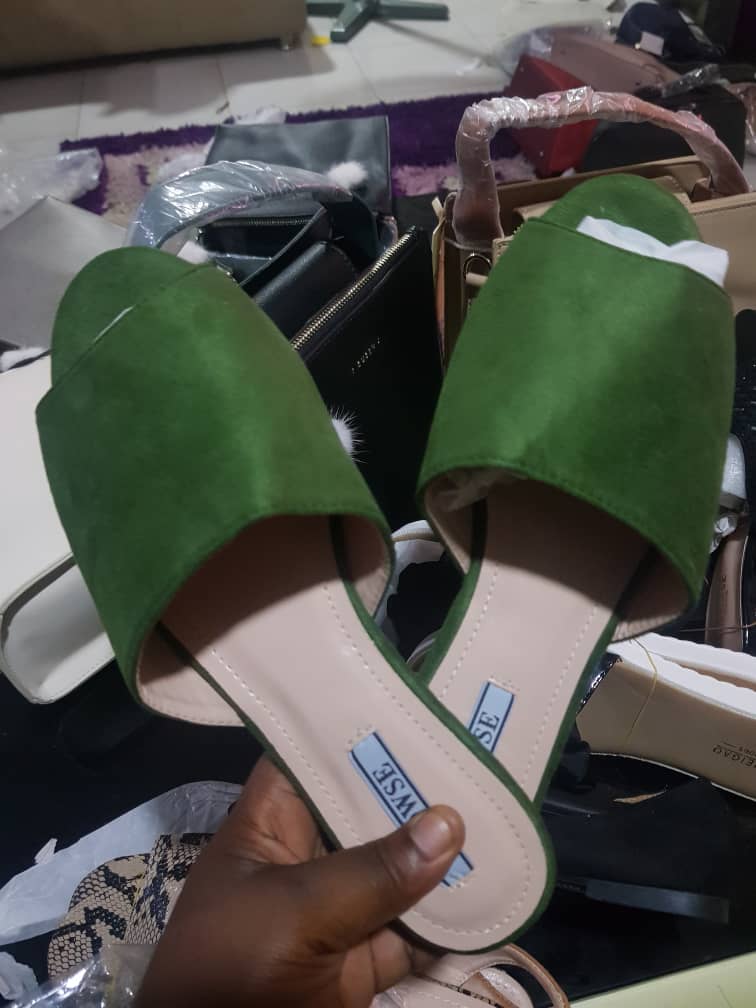 setortee's tweet photo. XMAS SALES: Get any of these lovely slippers for 8k, other designs also available. You can DM for more info. Kindly help RT. Thanks @Gidi_Traffic @ardeyemmi https://t.co/qVJK2w542N