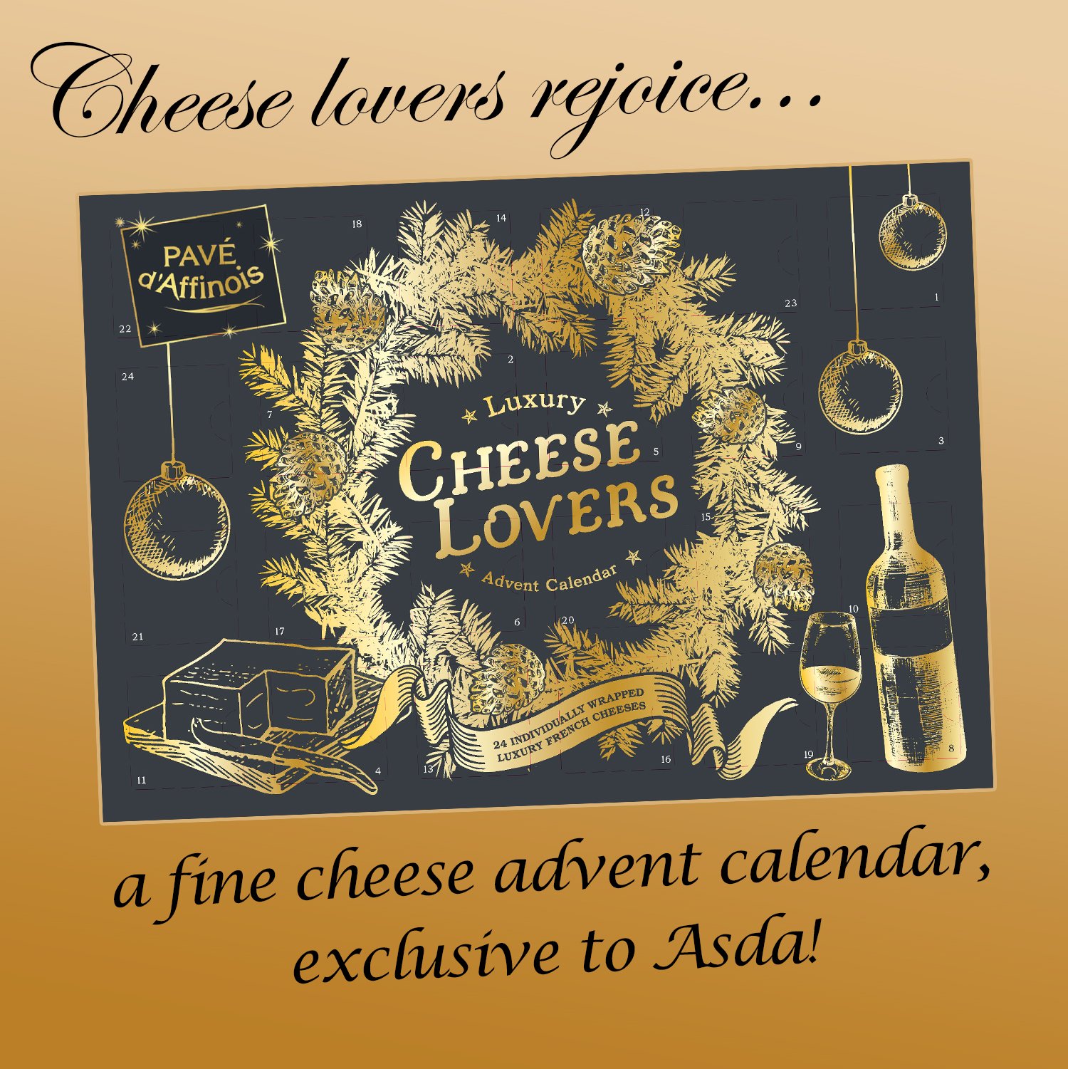 Eurilait On Twitter The Best Christmas Is Filled With Little Surprises And Delicious Food Especially Cheese You Can Have Both With The Launch Of This Exciting Pave D Affinois Advent Calendar Exclusive To