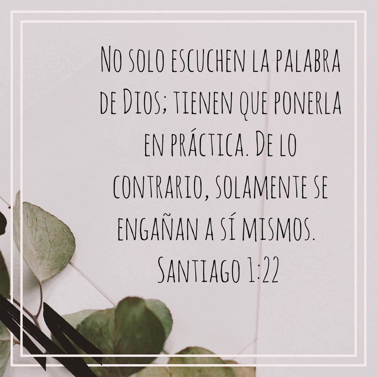 agsot's tweet photo. No solo escuchen la palabra de Dios; tienen que ponerla en práctica. De lo contrario, solamente se…
https://t.co/G80kECRzTM https://t.co/lEdrG2zvOa