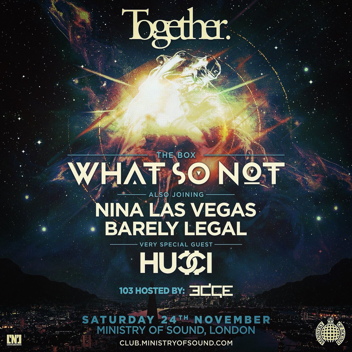 It’s almost time!!!!! Catch me performing after <a href="/GordonBrothers_/">Craig & Grant Gordon</a> &amp; raising the channel levels for <a href="/BenRemember/">Ben Remember</a> from 1-2am <a href="/ministryofsound/">Ministry of Sound</a> <a href="/Ministry_Club/">Ministry of Sound Club</a> in their famous 103 Room for @edge_events_ <a href="/Togetherclub/">Together Club</a> <a href="/locknloadevents/">Lock N Load Events</a>.