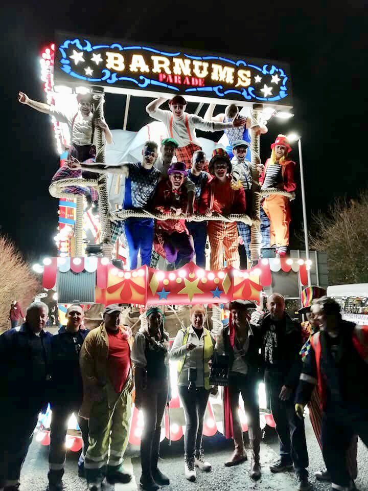 Very humbling that <a href="/GlobeCC/">Globe Carnival Club</a> donated their appearance and prize money from Wells Carnival in memory of Colin Powell who sadly lost his battle with Prostate Cancer last month. <a href="/ProstateUK/">Prostate Cancer UK</a> Together we can make a difference #carnivalfamily