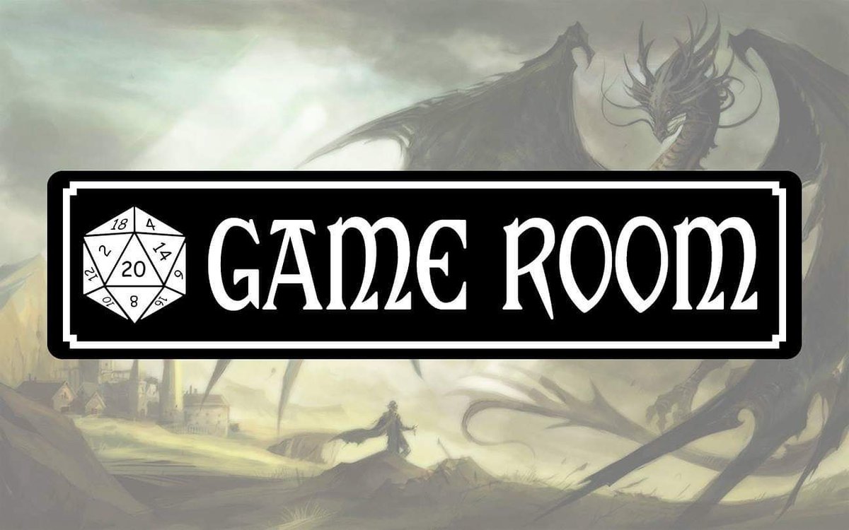 734designs's tweet photo. D20 Game Room Aluminum Sign
#d20 #gameroom #dnd #pathfinder #magic #nat20 
https://t.co/EeCDto2GPc https://t.co/NsjCEBV2zE