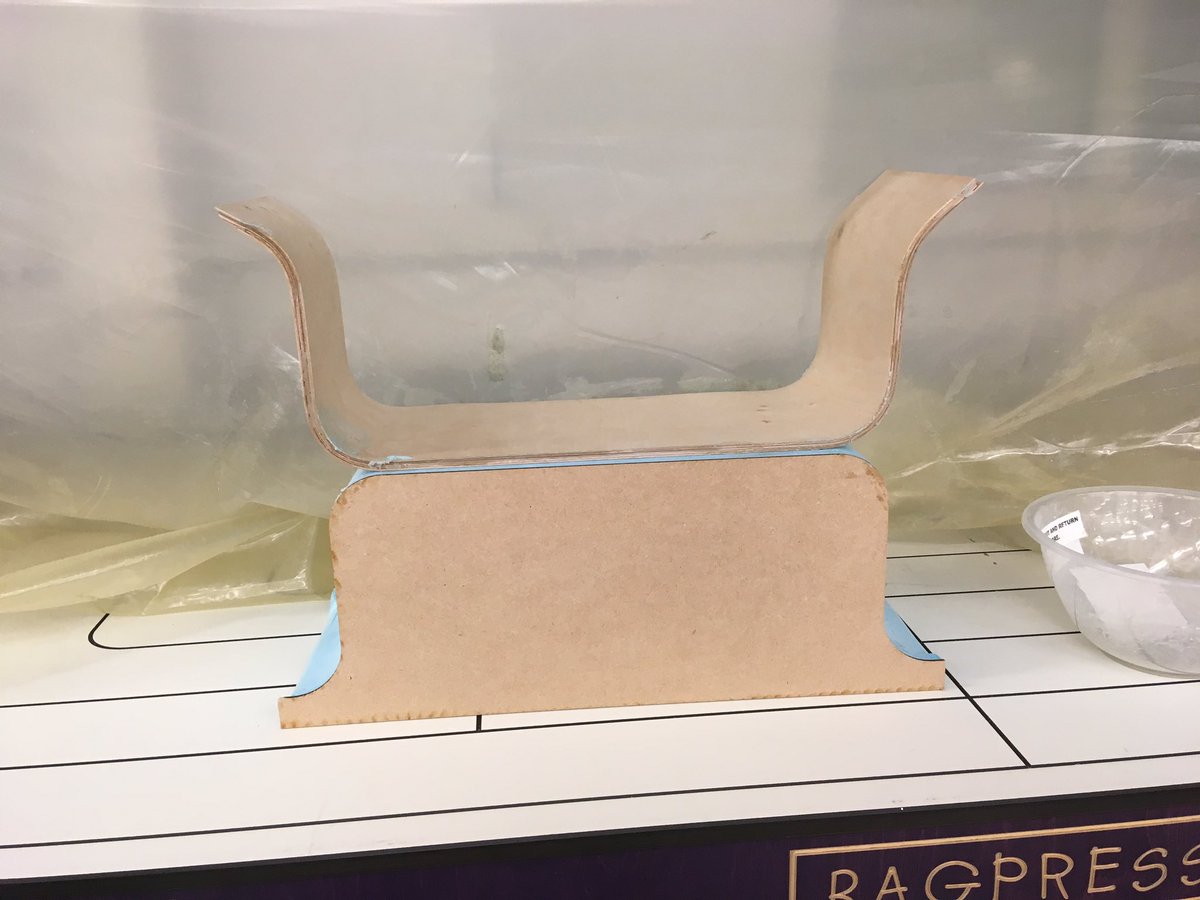 Kerry Truman #NTUmakers (@kerry_truman) on Twitter photo final year #ntuproduct are well into their minor projects but this is the first #aeroply #laminate form I have been involved with so far.. tight radius on that lower form but we just about got there.. #bagpress #dtchat <a href="/NTUadbe/">NTU School of ADBE</a> <a href="/ntuindustries/">NTU Design Industries 2019</a> final year #ntuproduct are well into their minor projects but this is the first #aeroply #laminate form I have been involved with so far.. tight radius on that lower form but we just about got there.. #bagpress #dtchat <a href="/NTUadbe/">NTU School of ADBE</a> <a href="/ntuindustries/">NTU Design Industries 2019</a>