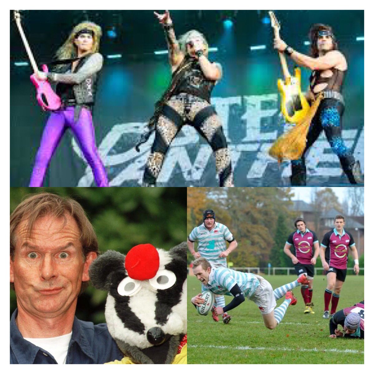 Steel Panther + Bodger &amp; Badger + 🏉🏉🏉 = Steele Bodgers Vs CURFC. Kick off 3pm tomorrow. We’re here for all your pre and post match refreshments! #steelebodgers #rugby #CURFC #ale #pub