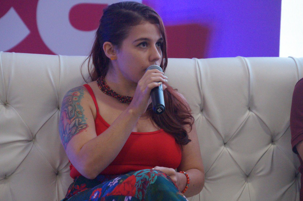 ANTVColombia's tweet photo. Juliana, “Uno de los grandes hallazgos del #TVLab apunta principalmente a los temas que han empezado a innovar en formatos, ya encontramos contenidos en live action que mezclan diferentes técnicas”, Juliana Naranjo #TIACA2018 https://t.co/1eJpVlRh1I