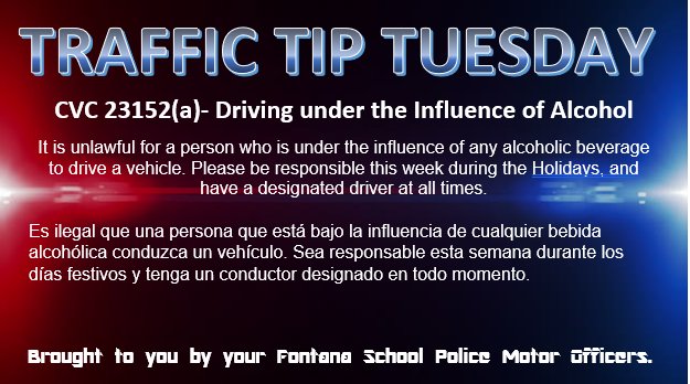 🚨🚓🚨#TrafficTipTuesday #motorofficers #fontanaschoolpd #saftyfirst #police #fontana #FontanaNextLevel @ChiefSissac <a href="/FontanaUnified/">Fontana Unified</a>