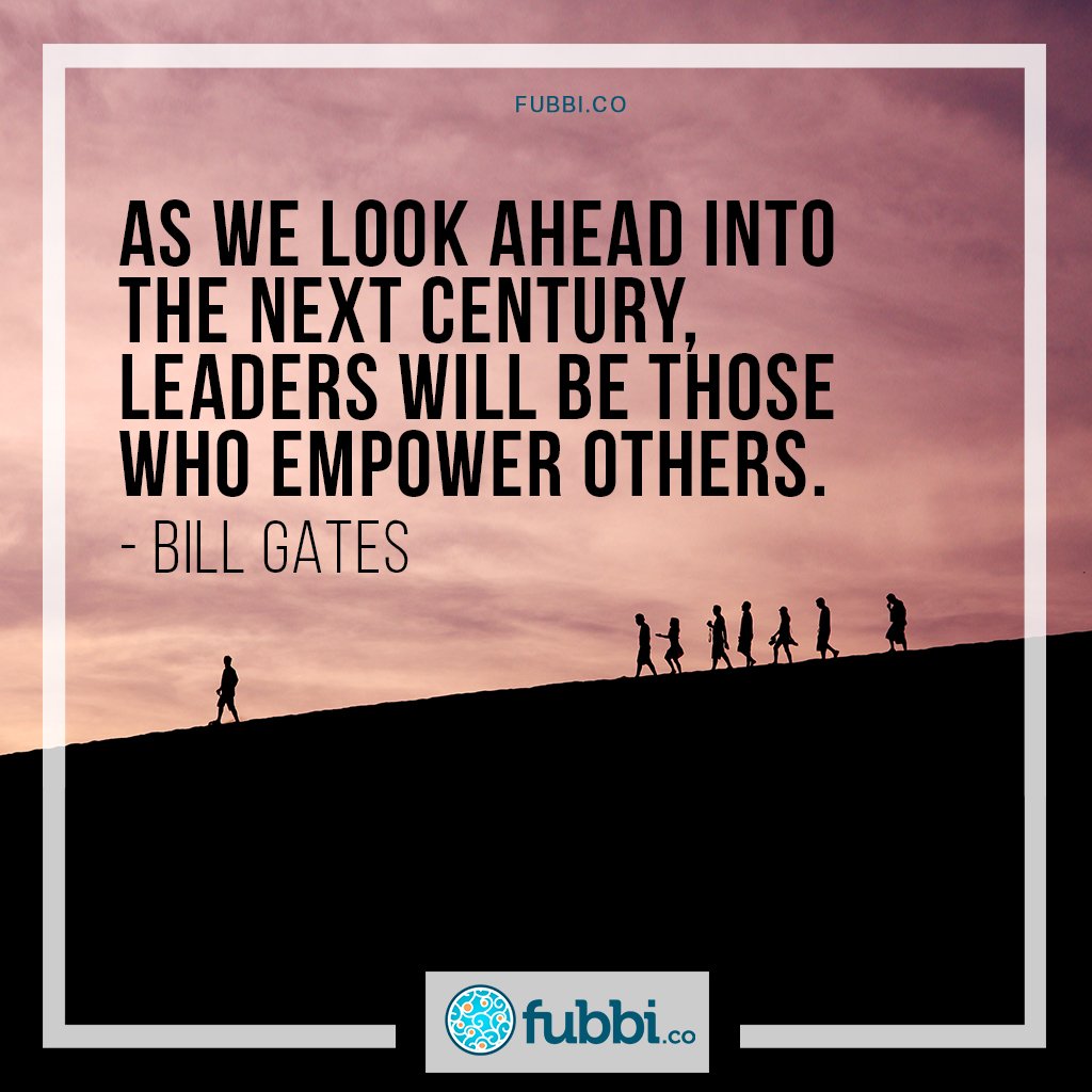 SophyMavridis's tweet photo. "As we look ahead into the next century, leaders will be those who empower others." - Bill Gates   #influencer #billgates #fundamentals #socialmediamarketing #contentmarketing #marketing #contentcreators #onlinemarketing #digitalmonetizationstrategies #B2B  #fubbi https://t.co/GqJv1o947t