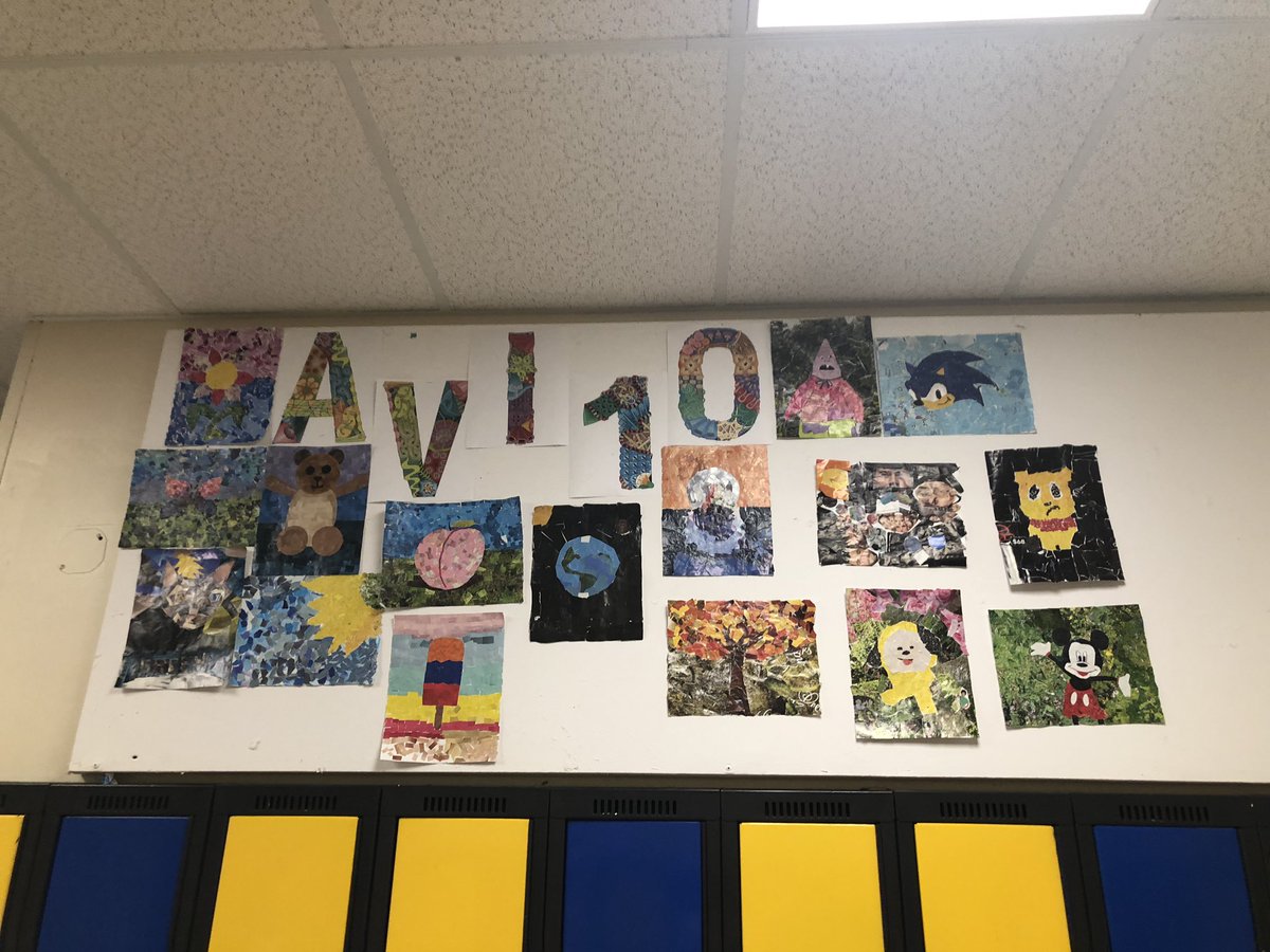 msrrusso's tweet photo. When the whole school gets to see the wonderful work your students have created! 👌 #proudteachermoment #kciproud #artstsudents https://t.co/yTC224l6nQ