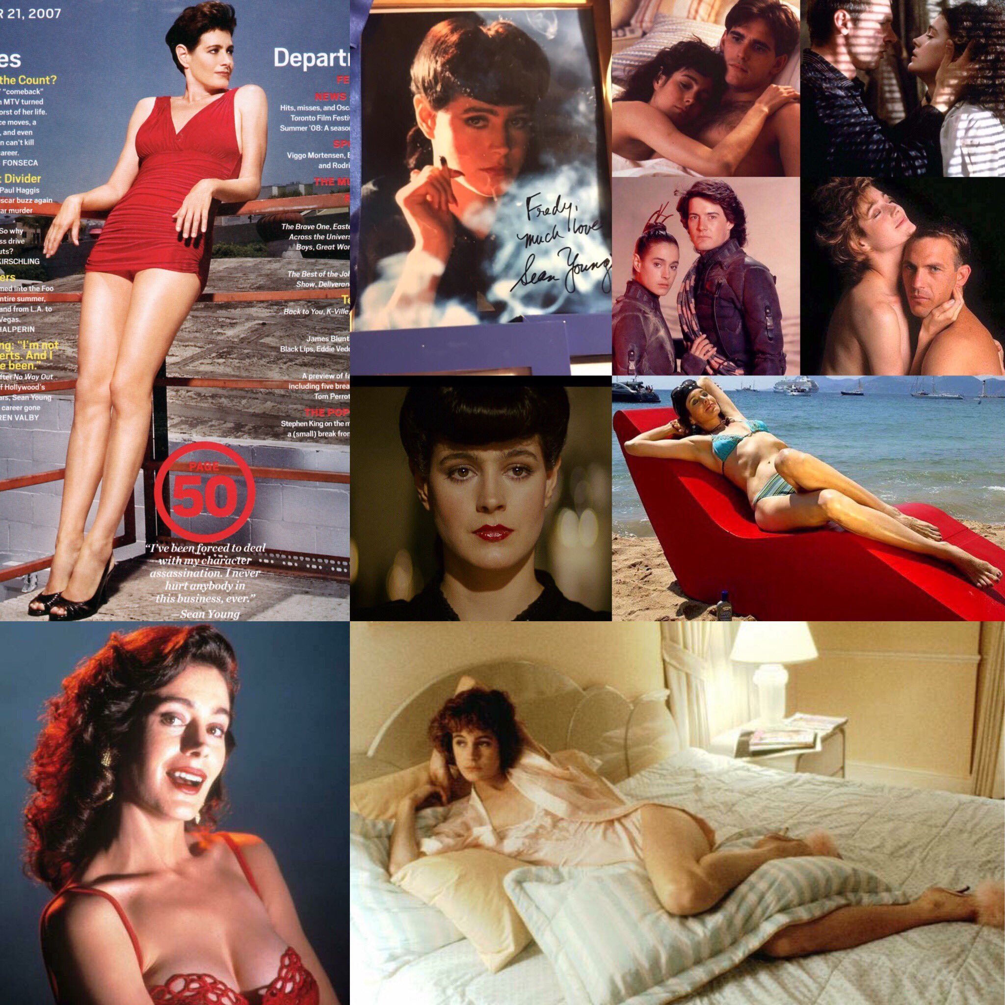            Happy 59th Birthday to Blade Runner Beauty Rachael aka Mary Sean Young          