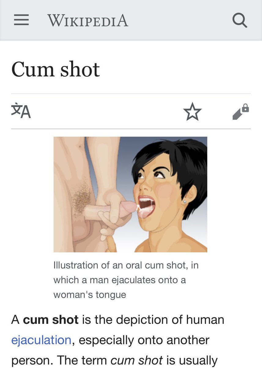 Wikipedia cumshot Cum shot