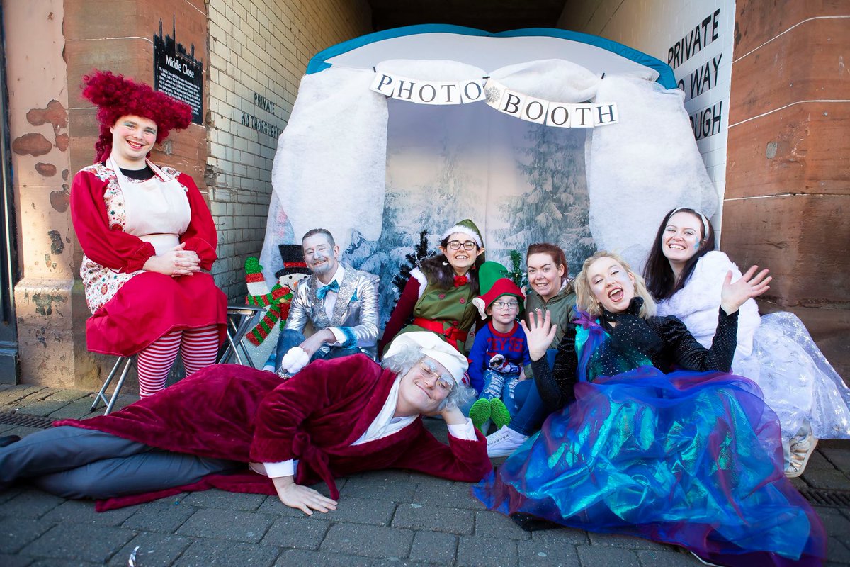 This motley crew had a great time at <a href="/southayrshire/">South Ayrshire Council</a>'s Christmas lights switch on this weekend. Our larger than life Christmas characters competed in our little production 'Xmas Got Talent' and opened the talent show to the public to join in! #Christmas2018