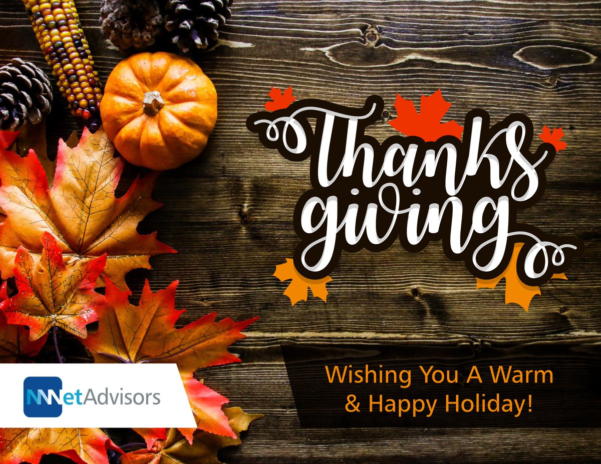 NNNetAdvisors's tweet image. Happy Thanksgiving From NNNet Advisors
